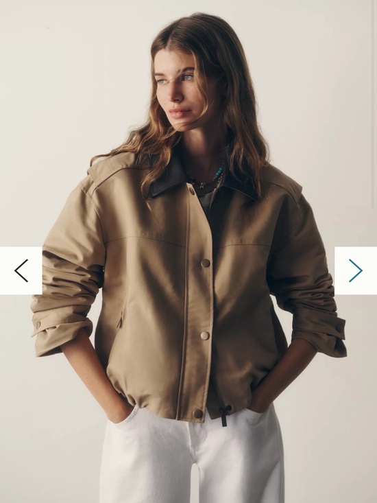 Anthropologie Jackets & Blazers - NWT; Pilcro Khaki 100% Cotton Utility Jacket